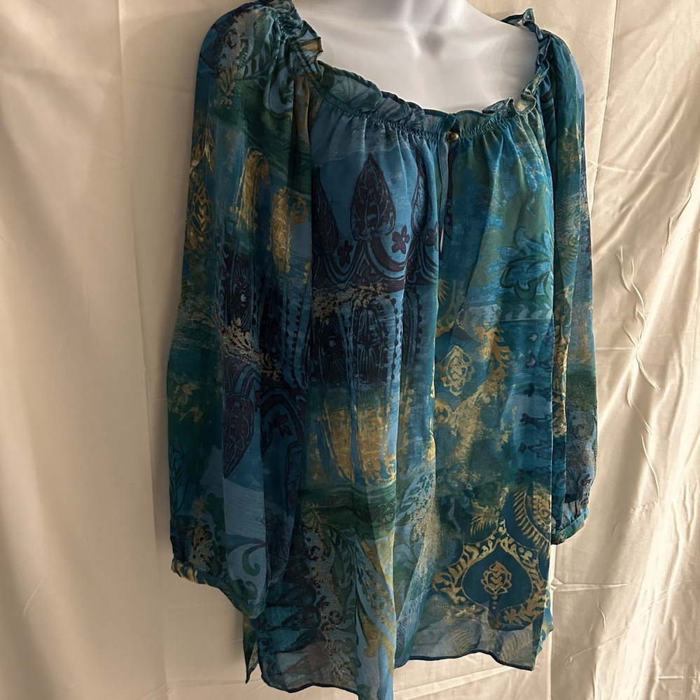 2X chaps mesmerize multi top #1681*8 - Picture 3 of 7